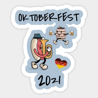 Oktoberfest 2021 German Beer Festival Sticker